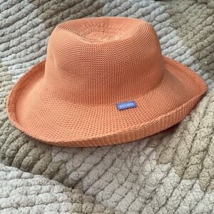 Wallaroo Hat Victoria Tangerine Orange Straw Vacation‎ Coastal Colorful
